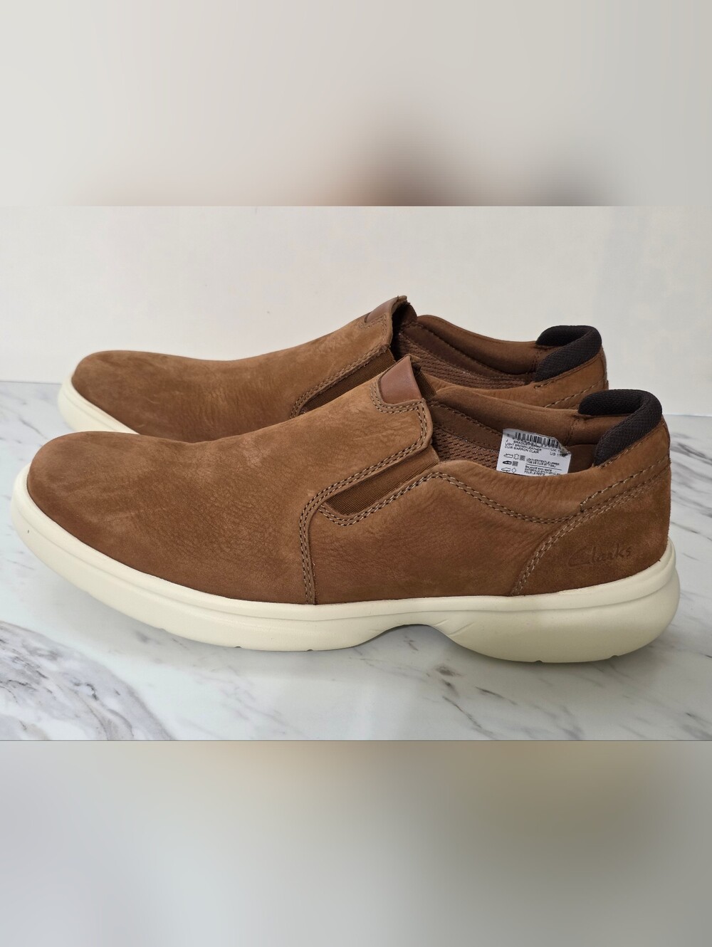 Clarks Men’s Chestnut Slip-On Casual Loafers